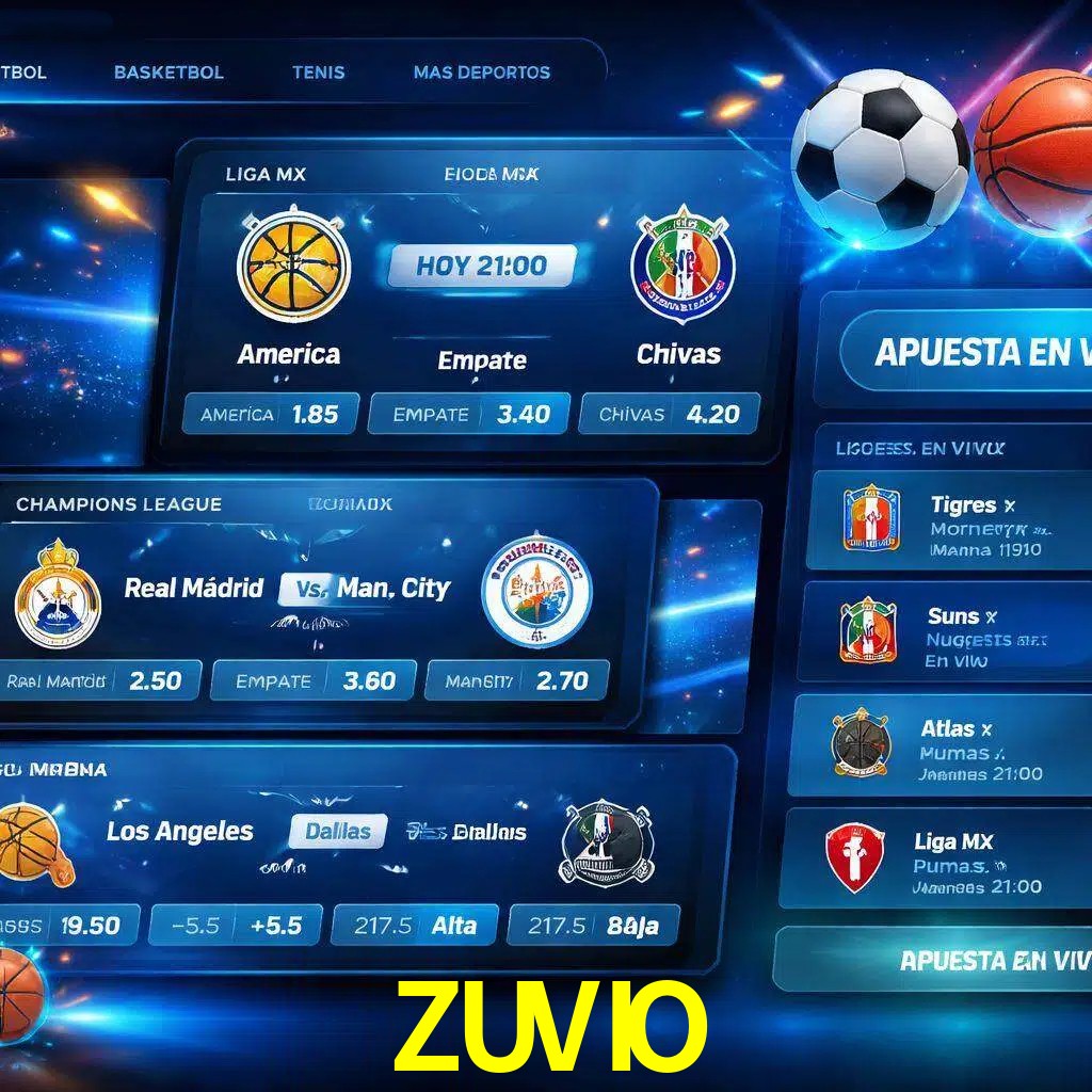 Mercados de apuestas deportivas ZUVIO para jugadores en México